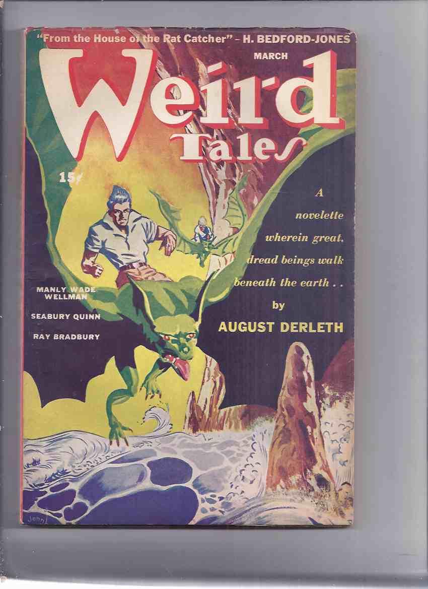 Weird Tales Magazine Pulp Volume 37 Xxxvii 4 March 1944 Trail Of Cthulhu From The