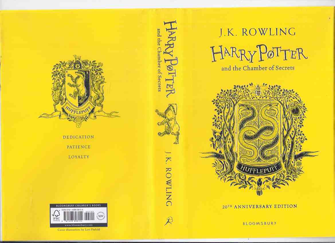 Secrets　Chamber　Illustrations　the　K　1st　and　Pinfold　the　Rowling,　of　J　Two　By　Illustrated　Potter　HUFFLEPUFF　-book　Series　Volume　-by　House　The　Levi　)(　of　Harry　Bloomsbury